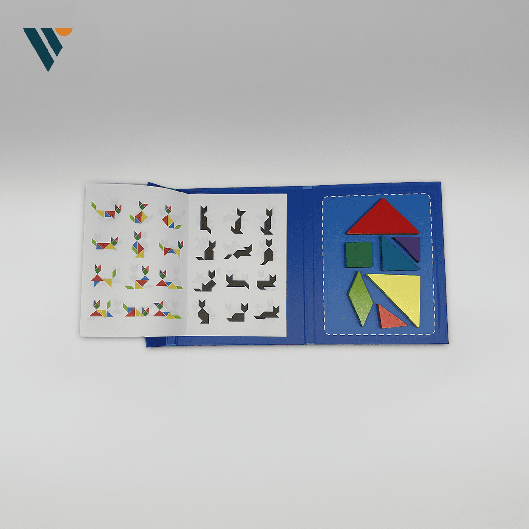 Tangram Puzzle - Blue - Thumbnail 2