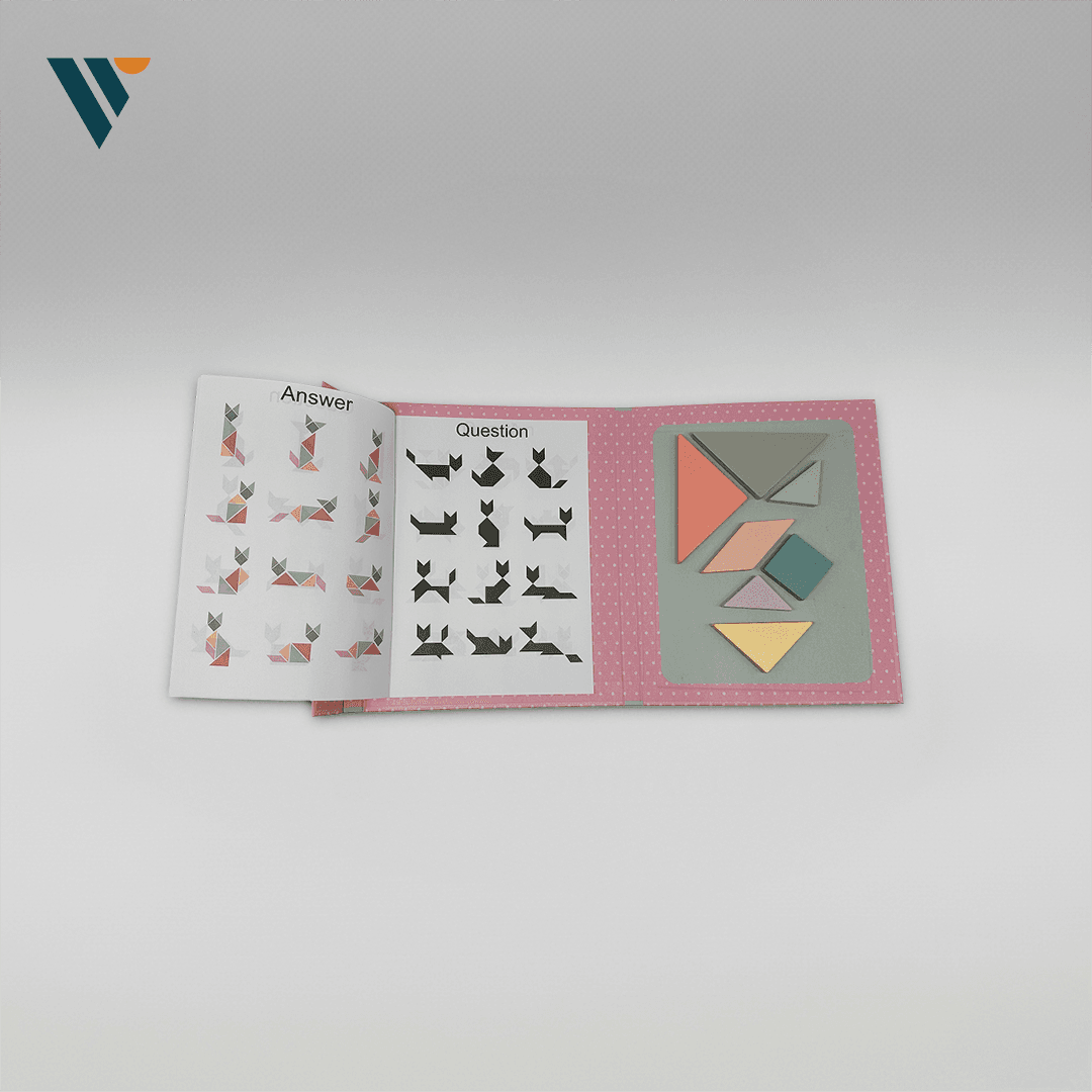 Tangram Puzzle - Pink - Thumbnail 2
