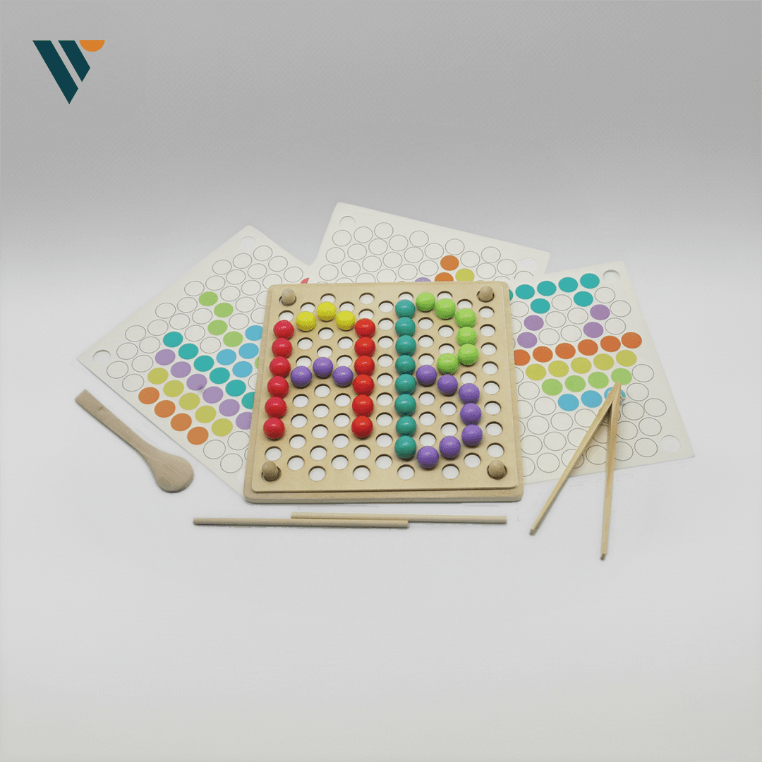 Poppy the Precision Ball Clip | Montessori Toy | Occupational Therapy | Sorting, Matching & Grip - Image 1