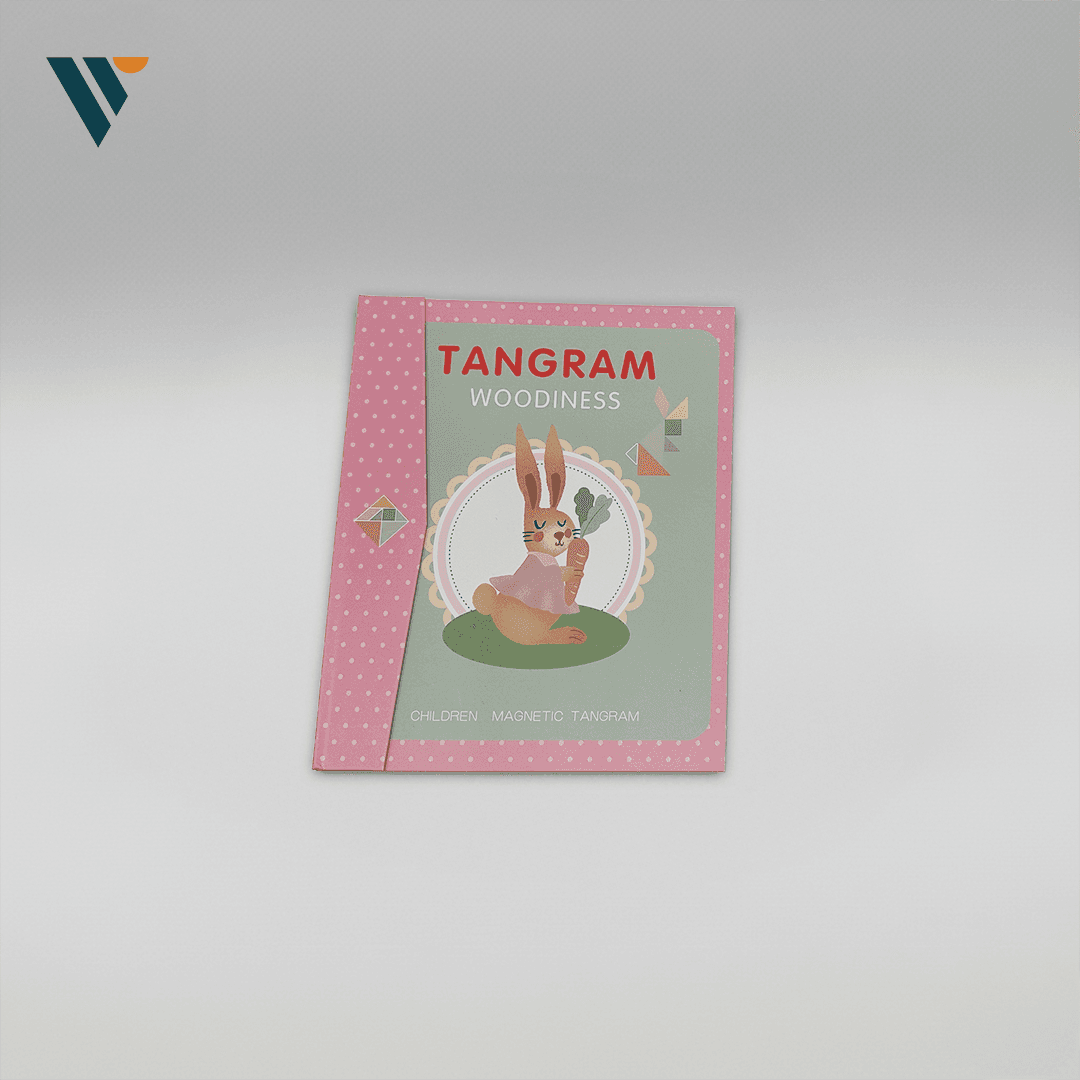 Tangram Puzzle - Pink - Image 1