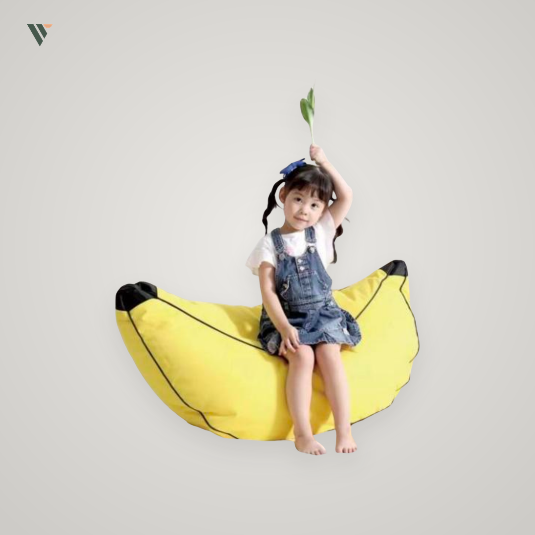 The Sunny Banana Pouf
