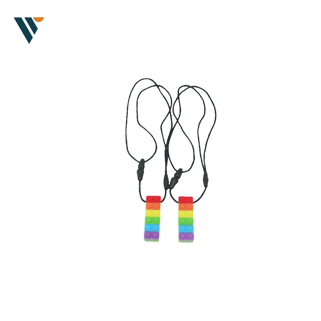 Prism Brick Chew Pendant