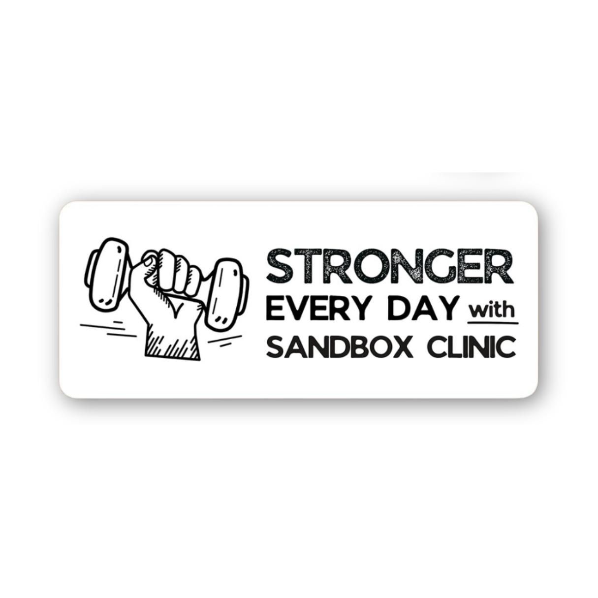 Stronger Everyday Sticker